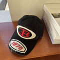 Men's Distressed Vintage Graphic Baseball Cap