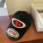 Men's Distressed Vintage Graphic Baseball Cap