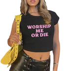 Women's Statement Crop T-Shirt