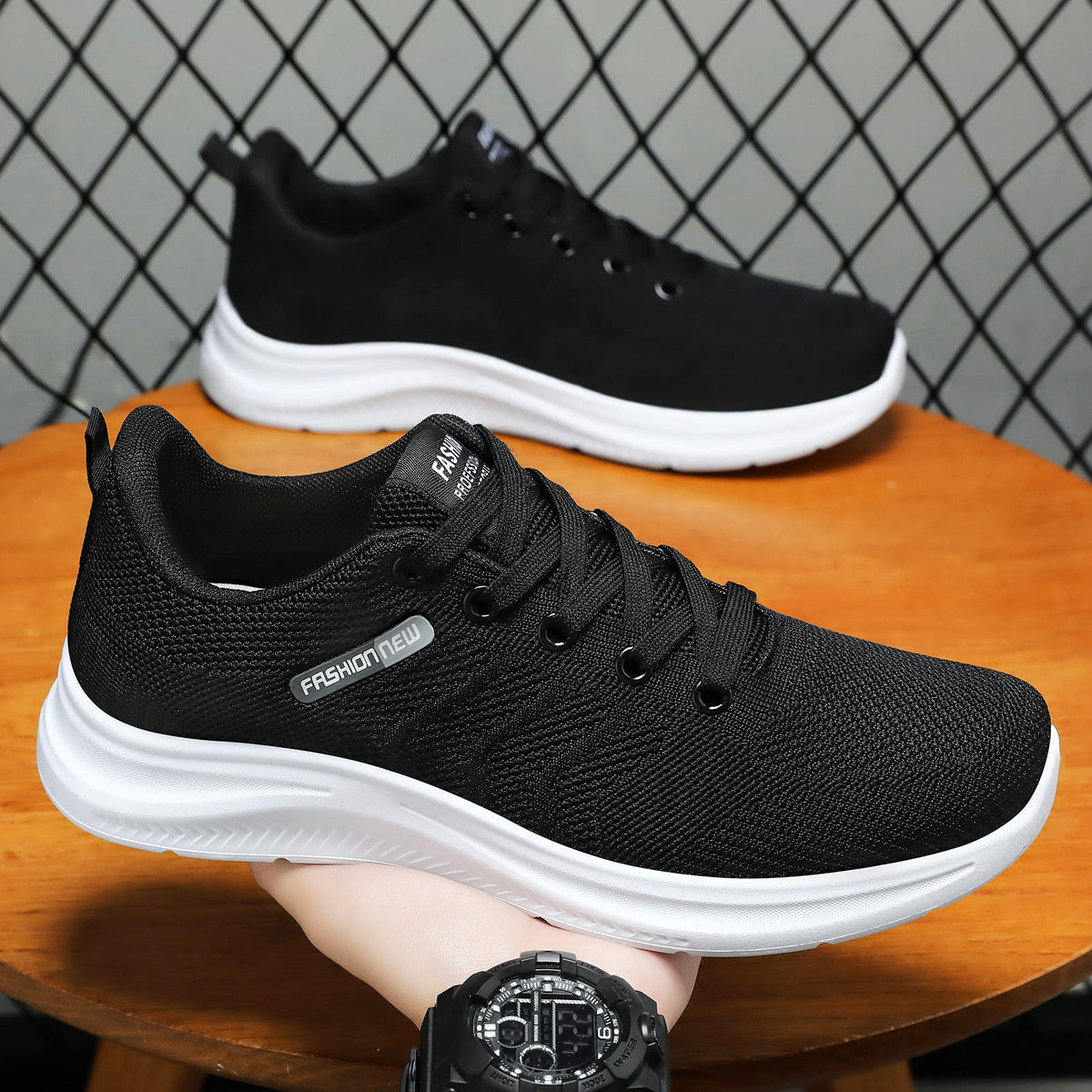 Women's Breathable Comfort Sneakers with Flexible Mesh Upper
