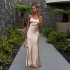Women's Evening Dress with Elegant Back Detail