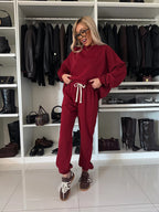 Women's Relaxed Sweatshirt and Pants Set