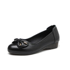 Women's Ballet Flats with Knot Detail