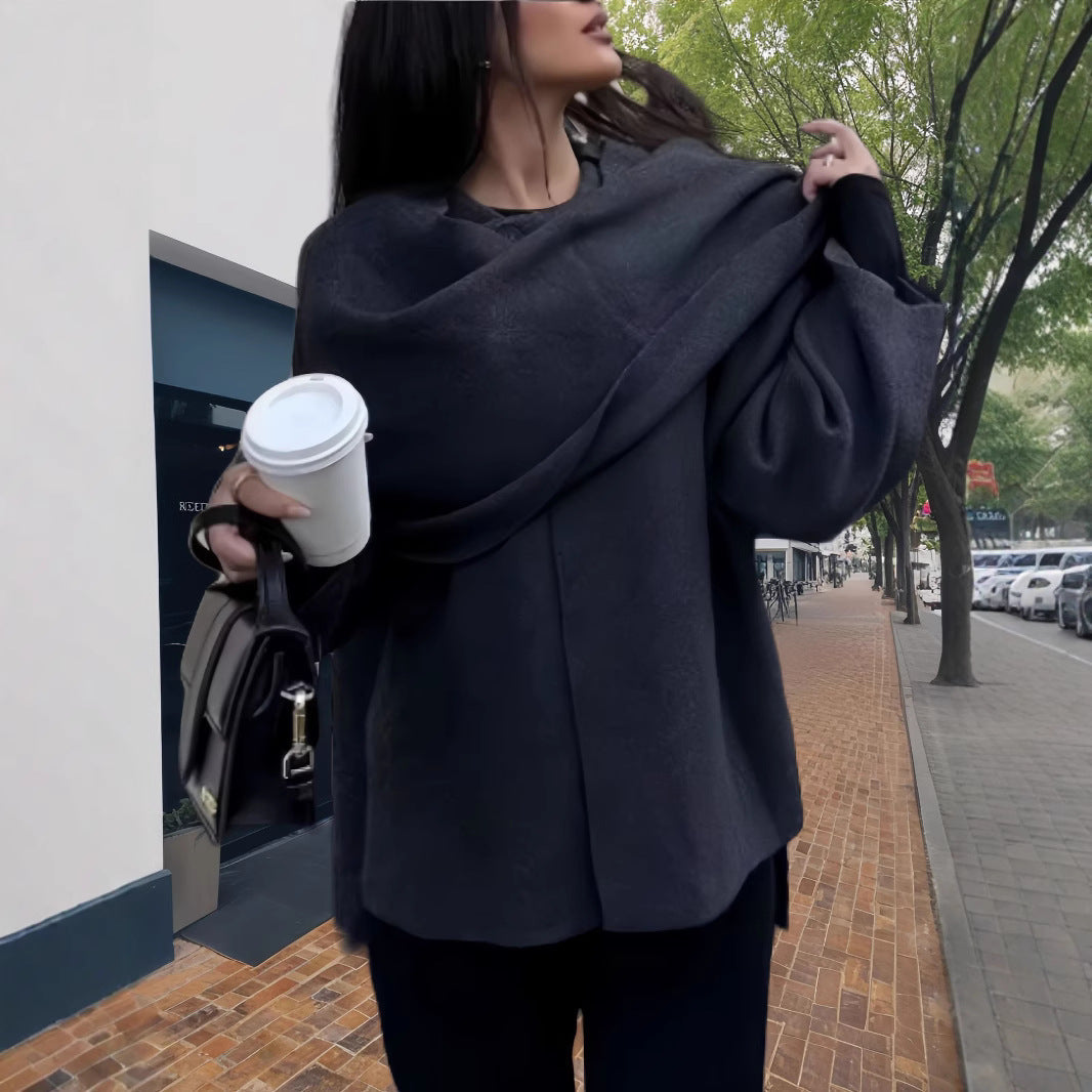 Elegant and Cozy Cape Jacket