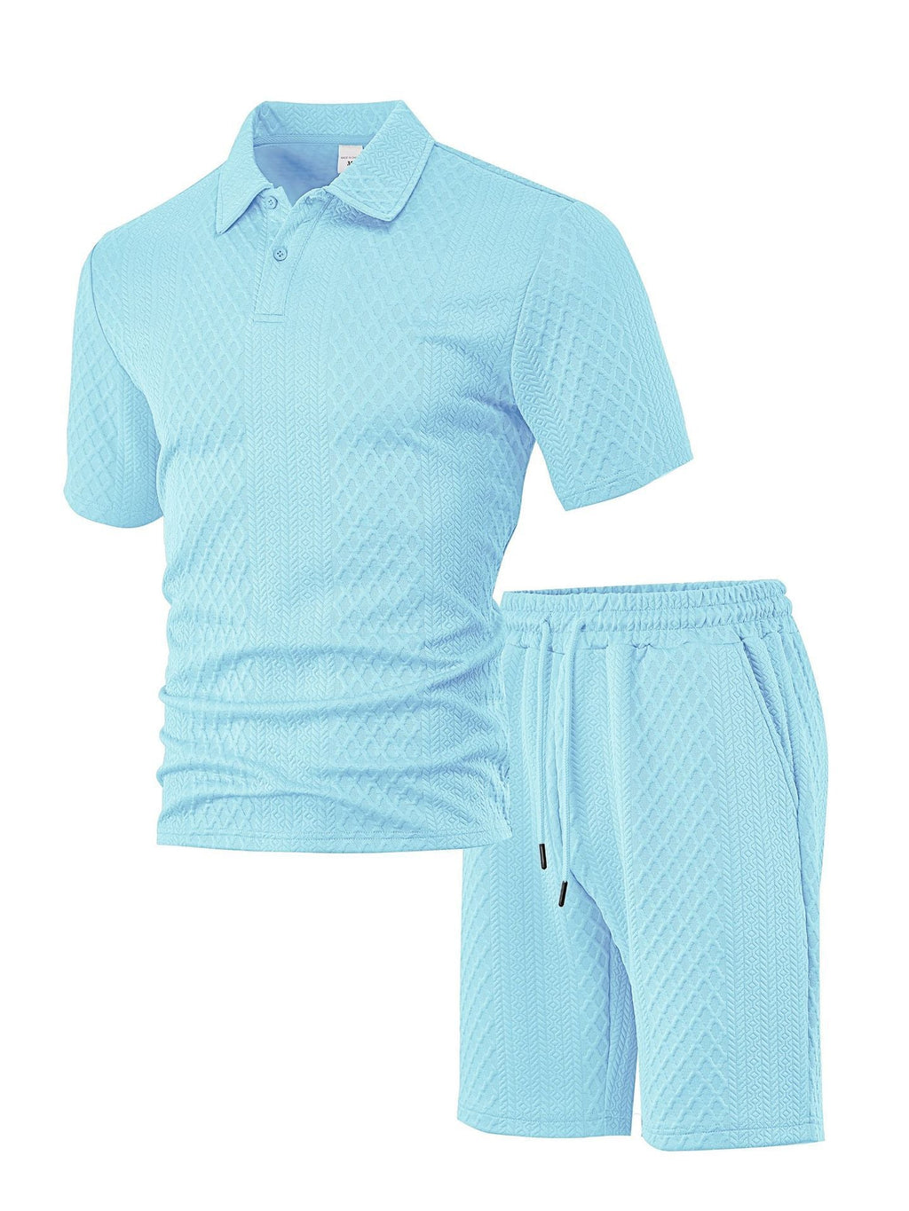 Women's Casual Polo Set with Shorts