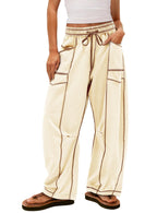Women's Comfortable Casual Pants with Large Pockets