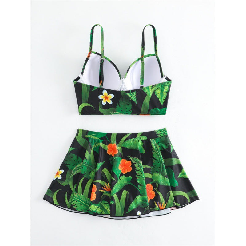 Women's Swimsuit with Floral Design