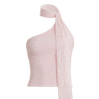 Women's Asymmetrical Neck Detail Top