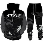 Men's Stylish Hoodie Sweatshirt and Jogging Pants Set