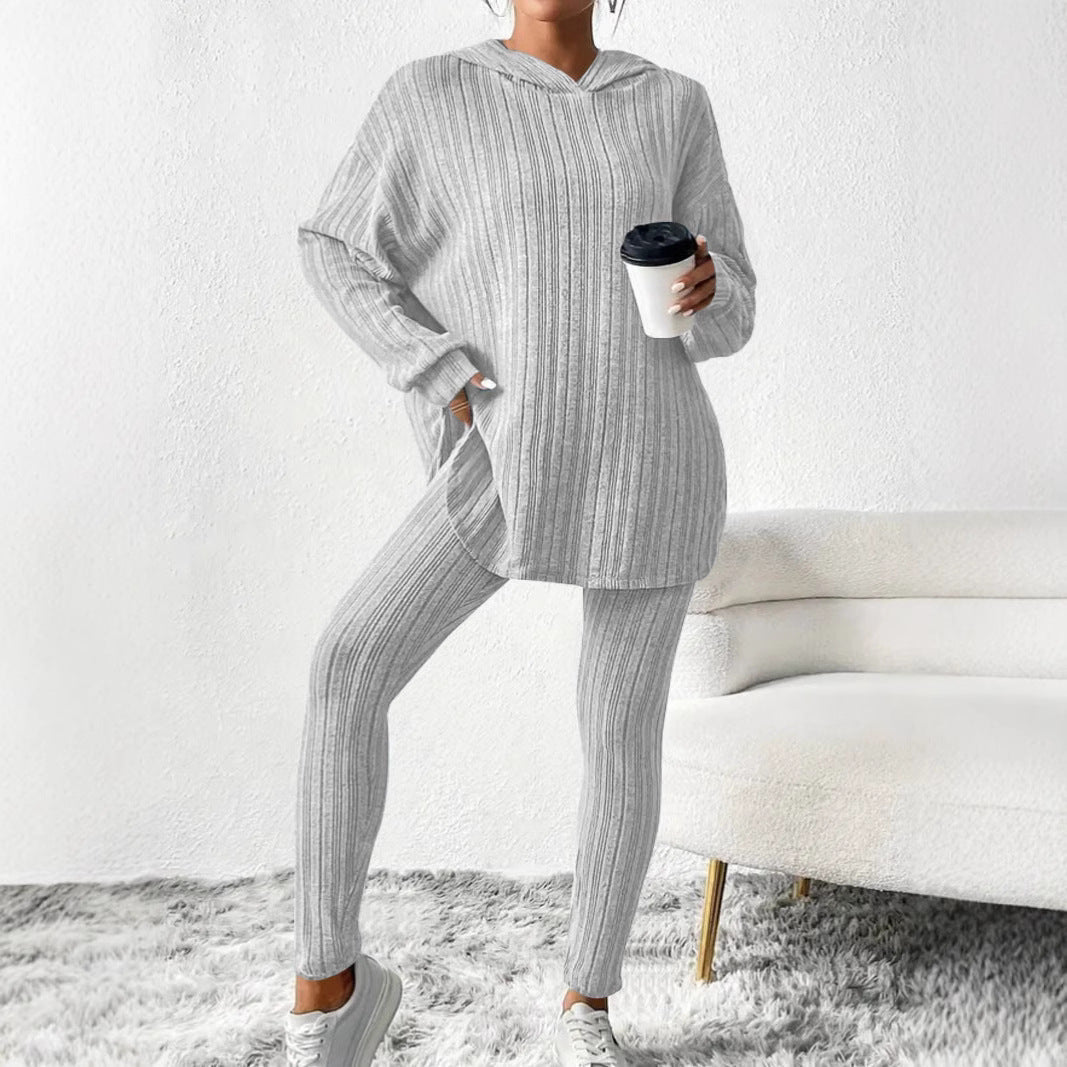 Women's Cozy Knit Set with Oversized Top and Fitted Leggings
