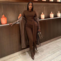 Elegant Complete Outfit with Sophisticated Draping