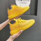 Women's Breathable Sports Sneakers with Flexible Sole