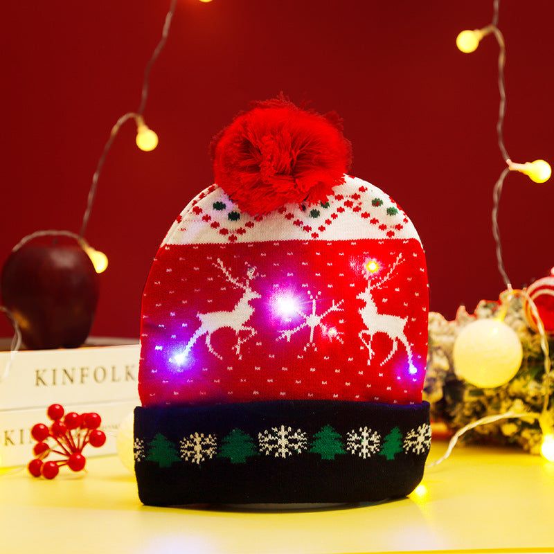 Funny Christmas Hat with LED Lights