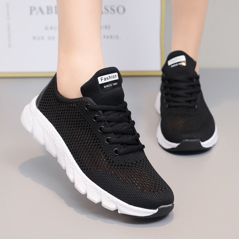 Women's Breathable Casual Sneakers with Flexible Sole