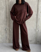 Women's Oversized Lounge Set with Palazzo Pants