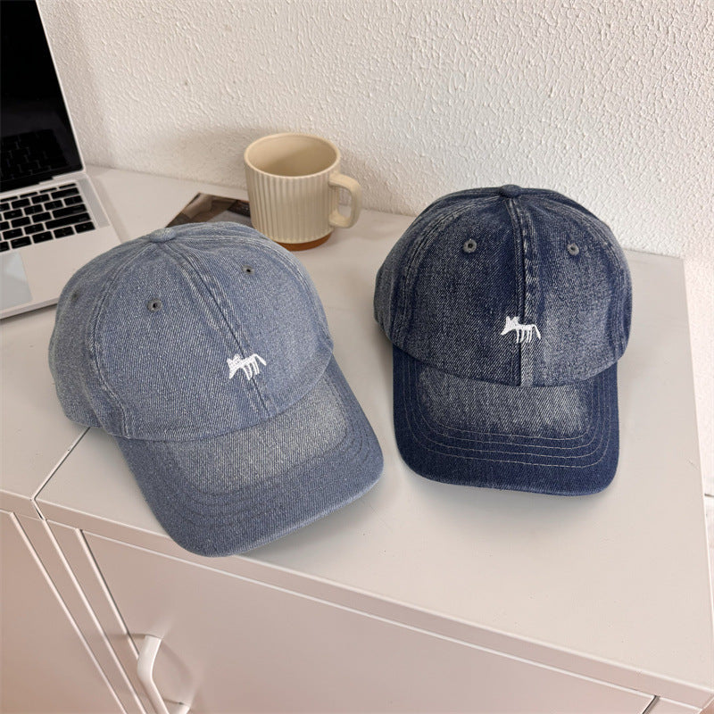 Men's Casual Graphic Denim Baseball Cap