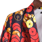 Women's Blazer with Unique Vibrant Pattern