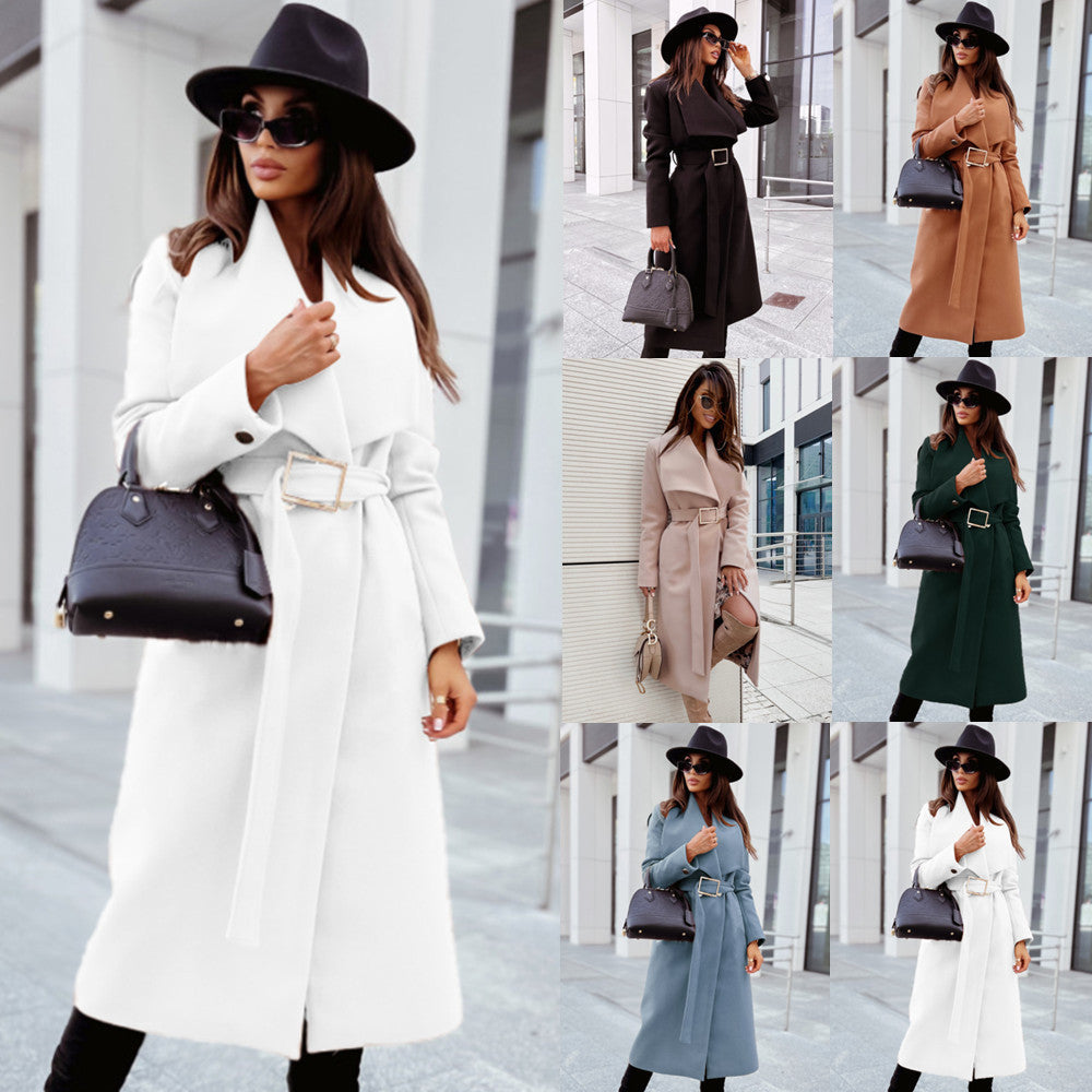 Elegant Trench Coat with Belt