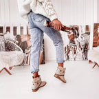Women's Boyfriend Jeans with Destroyed Details