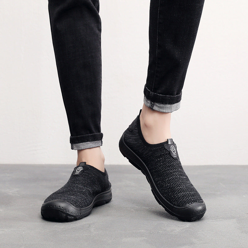 Women's Breathable Slip-On Sneakers with Elastic Insert