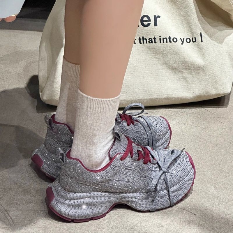 Women's Comfortable Chunky Sneakers with Breathable Upper