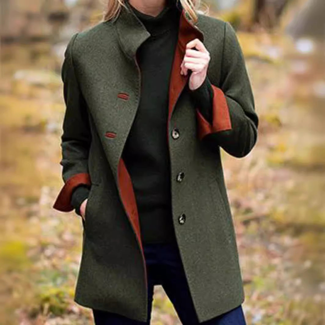 Women's Wool-Blend Coat
