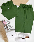 Women's Elegant and Fashionable Top with Wrap Skirt