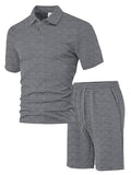 Women's Casual Polo Set with Shorts