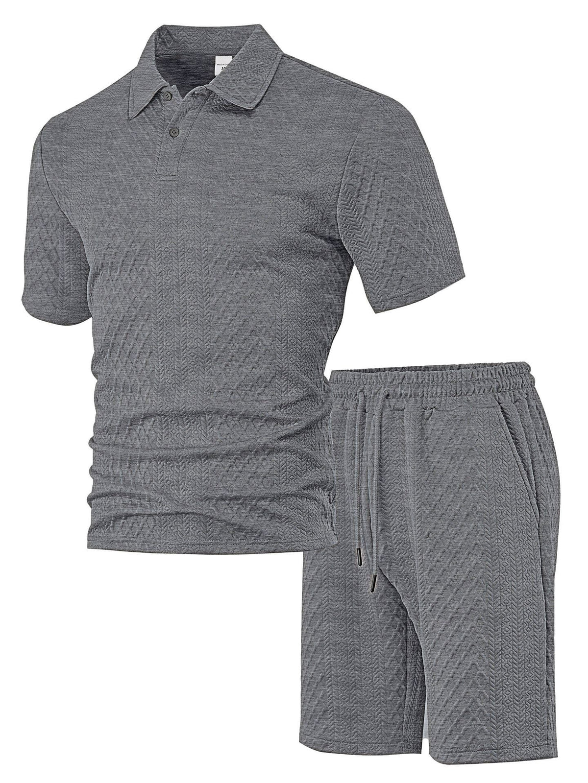 Women's Casual Polo Set with Shorts