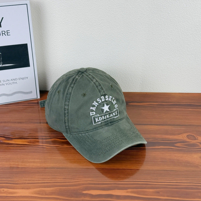 Men's Distressed Vintage Style Baseball Cap