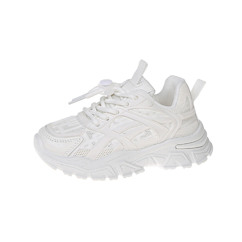 Breathable Sports Sneakers with Quick-Lace System
