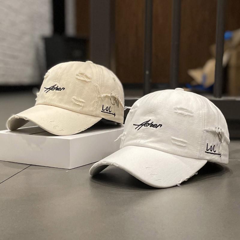 Men's Distressed Denim Cap