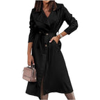 Elegant Trench Coat with Feminine Silhouette