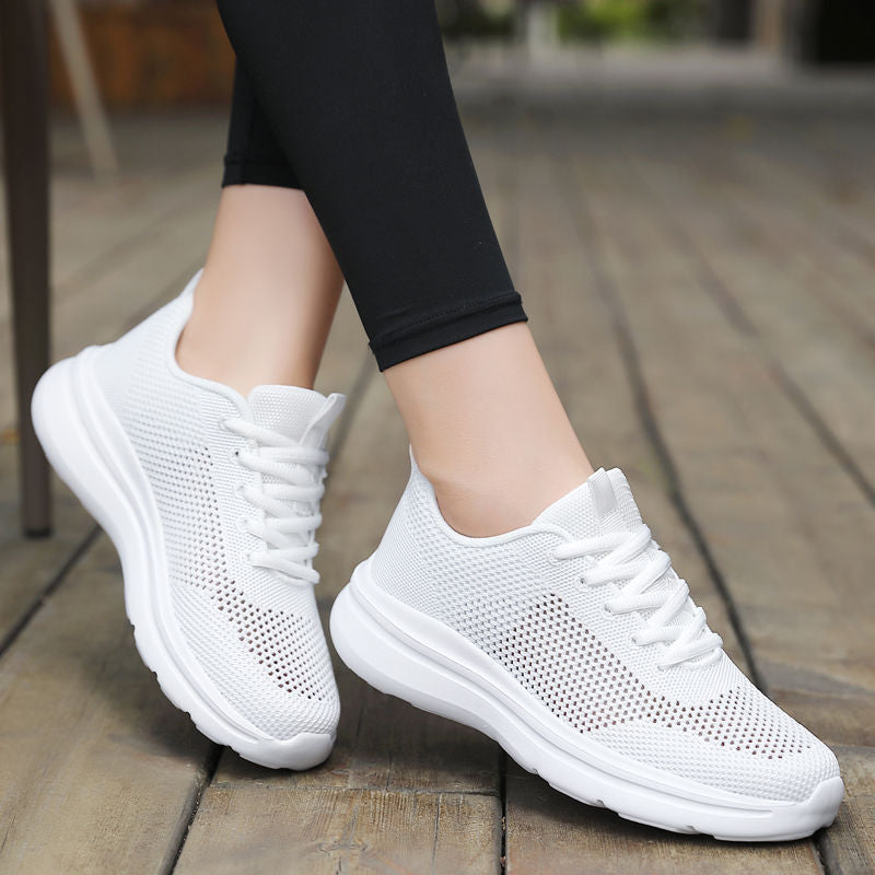 Women's Breathable Sports Sneakers with Cushioning Sole and Flexible Fit