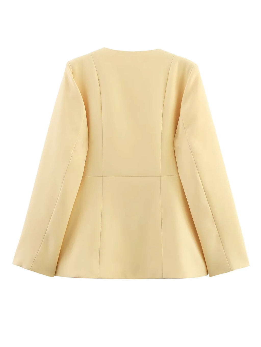Women's Elegant Short Blazer with Tailored Fit and Button Details