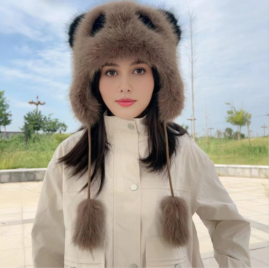 Cozy Panda Hat with Trendy Ears