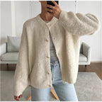 Women's Fluffy Bouclé Pullover