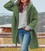 Women's Long-Sleeved Comfort Coat