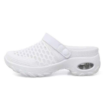 Women's Breathable Clogs with Elastic Comfort and Non-Slip Sole