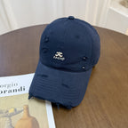 Men's Distressed Casual Baseball Cap