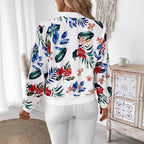 Women's Floral Bomber Jacket