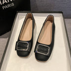 Women's Ballet Flats with Elegant Strap and Comfortable Footbed