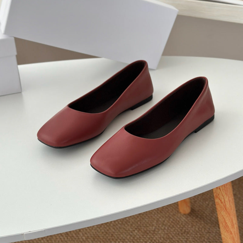 Women's Ballet Flats with Square Footbed