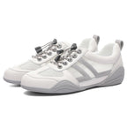 Women's Breathable Casual Sneakers with Elastic Lacing System and Non-Slip Sole