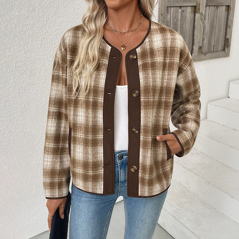 Women's Plaid Overshirt