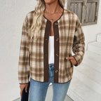 Women's Plaid Overshirt