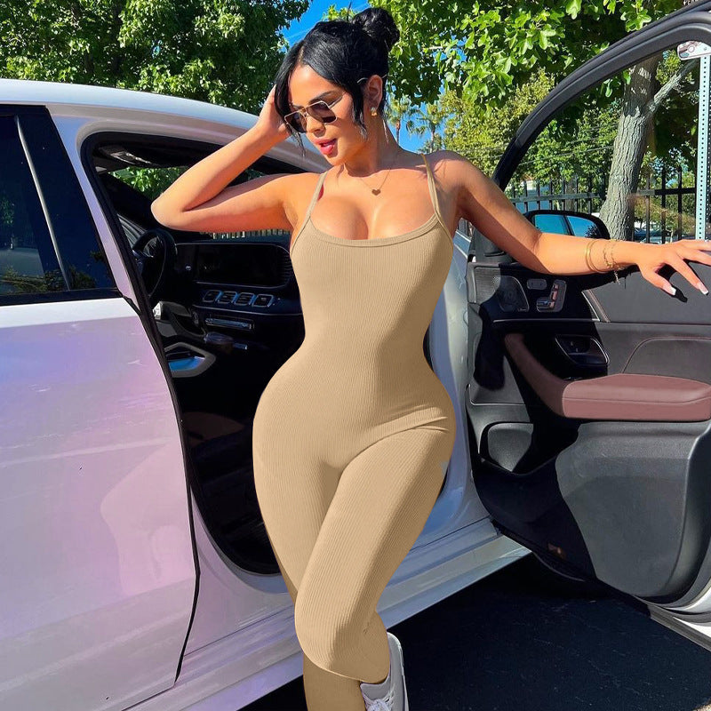Women's Form-Fitting Jumpsuit