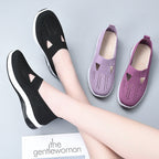 Women's Breathable Slip-On Sneakers with Elastic Design