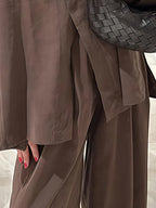 Elegant Kimono Jacket with Wide Sleeves and Loose Fit