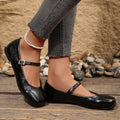 Women's Ballet Flats with Elegant Strap and Comfortable Sole